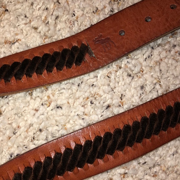 Abercrombie & Fitch Genuine Leather Belt - Picture 4 of 8